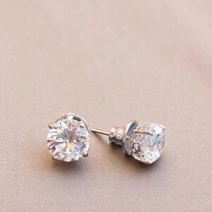 Elegant Silver Stud Earrings